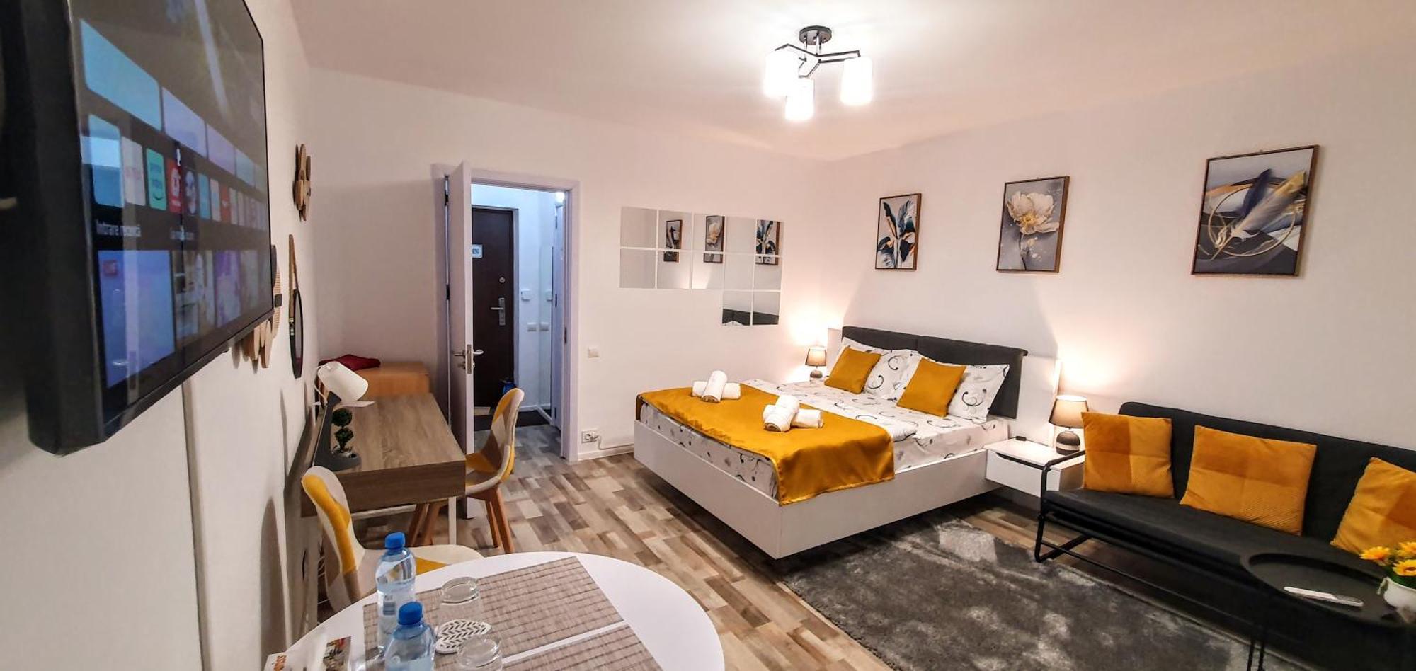 The Yellow King - Luxurious Apartment Bukurešť Exteriér fotografie
